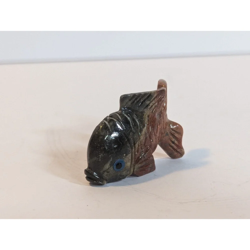 Hand Carved 1 1/4 in‎ Fish